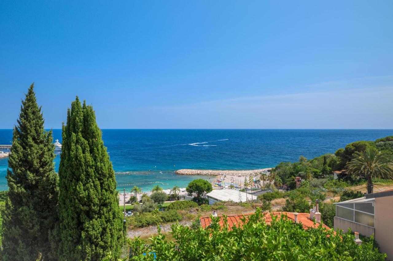 Proche Monaco, Vue Mer Et Acces A La Plage Saint-Antoine  Exteriör bild